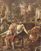 LE BRUN, Charles The Martyrdom of St John the Evangelist at the Porta Latina (mk08) oil painting picture wholesale